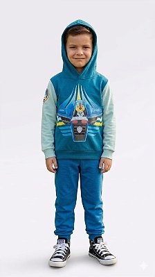 Conjunto Infantil Malwee Moletom Patrulha Canina com Capuz