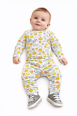 Conjunto Mafessoni Body e Mijão Estampado Safari Animal