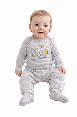 Conjunto Body e Mijão Mafessoni Mescla Helicóptero