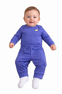 Conjunto Marlan Body e Calça Térmica Azul Royal