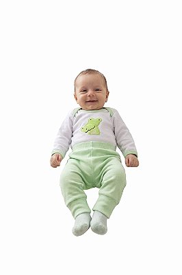 Conjunto Body e Mijão Mafessoni Jacaré (Verde Claro)