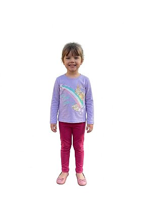 Conjunto Infantil Brandili Meia Estação Arco-Íris