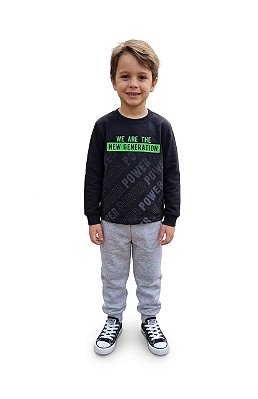 Conjunto Moletom Cato Lelé Urban Kids
