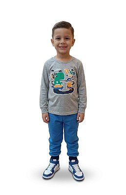 Conjunto Meia Estação Anale Dino Kids