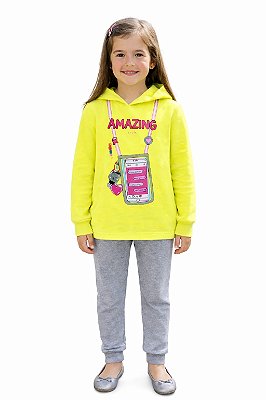 Conjunto Moletom Infantil Cato Lelê Amazing Style