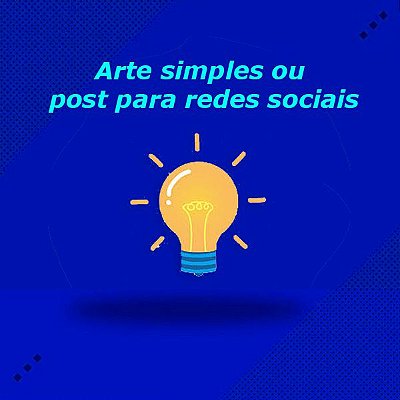 Arte simples ou  post para redes sociais