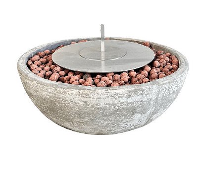 Lareira Ecológica Redonda Fire Pit - Área Externa