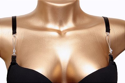Alças de sutiã com corrente de malha italiana roliça