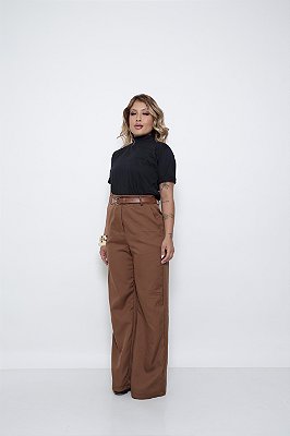 Calça Pantalona Alfaiataria Premium Com Bolso - ELEGANCE BRAND