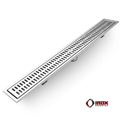 Ralo Classic com Saída Embaixo - Grelha com Furos Oblongos