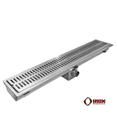 Ralo Classic Com Sifão Inox Com Saída Embaixo No Centro