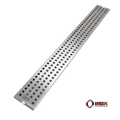 Ralo G104 Grelha - Sem Calha - Grelha Inox Para Ralo Com Furos Quadrados