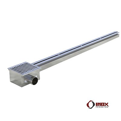 Ralo G62 com Saída Lateral - Caixa com Sifão, Cesto Coletor e Canaleta