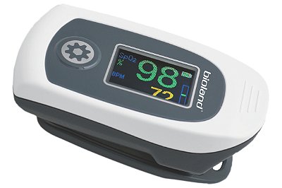 Oxímetro de dedo portátil Bioland – Modelo AT101C