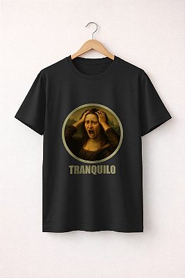 T-shirt Tranquilo- Preta