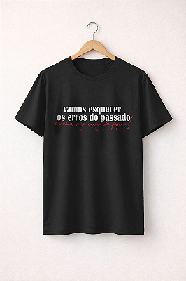 T-shirt Erros Passados- Preto