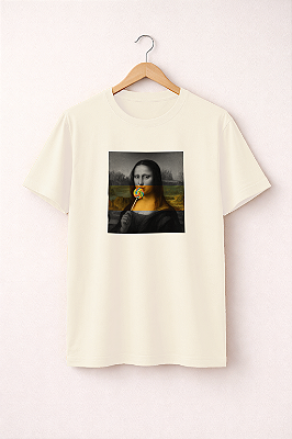 T-Shirt Monalisa- Off-white