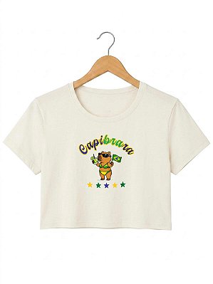 Cropped CapiBRAra- Off-white