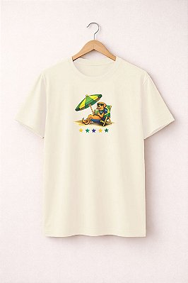 T-shirt Caramelo- Off-white