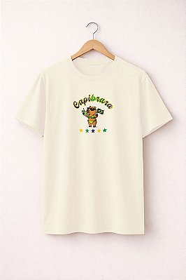 T-shirt CapiBRAra- Off-White