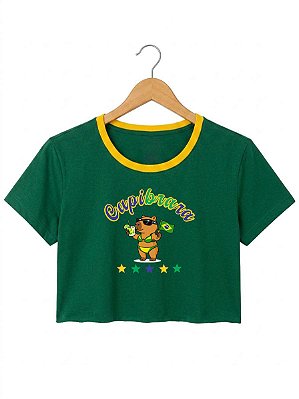 Cropped CapiBRAra- Verde