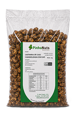Castanha de Caju Caramelizada com Café - Pinho Nuts