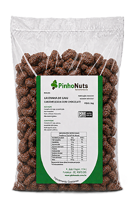 Castanha de Caju Caramelizada com Chocolate - Pinho Nuts
