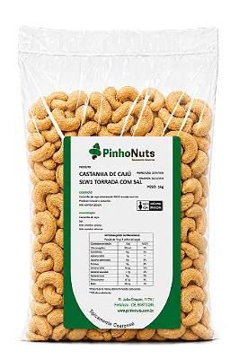 Castanha de Caju Slw1 Torrada com Sal - Pinho Nuts