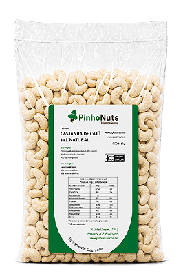 Castanha de Caju W1 Natural - Pinho Nuts