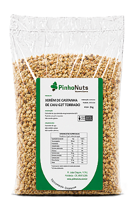 Xerém de Castanha de Caju G2t - Pinho Nuts