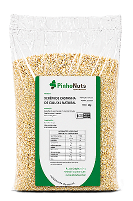 Xerém de Castanha de Caju X1 Natural - Pinho Nuts