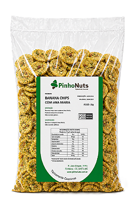 Banana Chips com Ana Maria - Pinho Nuts