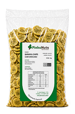 Banana Chips com Orégano - Pinho Nuts