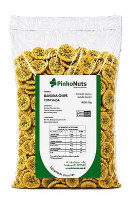 Banana Chips com Salsa - Pinho Nuts