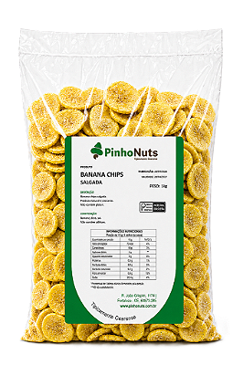Banana Chips Salgada - Pinho Nuts