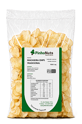 Macaxeira Chips Tradicional - Pinho Nuts