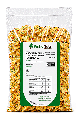 Macaxeira Chips com Chimichurri Sem Pimenta - Pinho Nuts