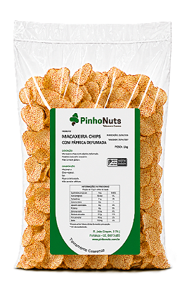 Macaxeira Chips com Páprica Defumada - Pinho Nuts