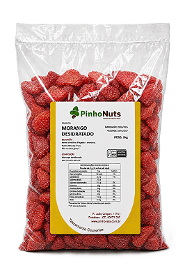 Morango Desidratado - Pinho Nuts