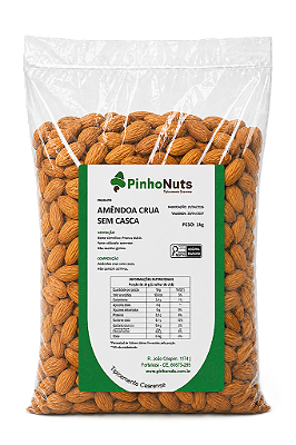 Amêndoa Crua Sem Casca - Pinho Nuts