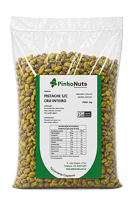Pistache S/c Cru Inteiro - Pinho Nuts