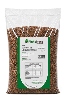 Semente de Linchaça Marrom - Pinho Nuts