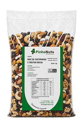 Mix de Castanhas e Frutas Secas - Pinho Nuts