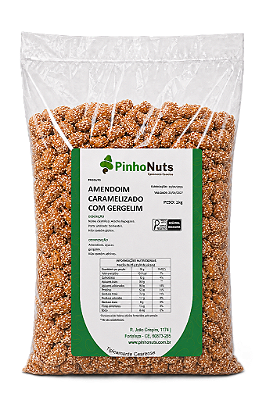 Amendoim Caramelizado com Gergelim - Pinho Nuts