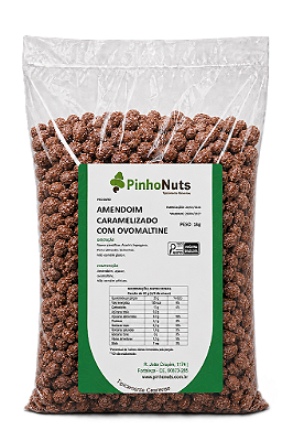 Amendoim Caramelizado com Ovomaltine - Pinho Nuts