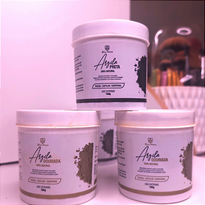 Argila Preta 100% Natural - Blue Moon