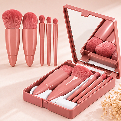 Conjunto de pincéis de maquiagem para viagem
