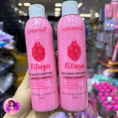 Esfoliante Corpo e Rosto Pitaya Ludurana 200ml