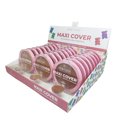 Pó Compacto Maxi Cover Tons Escuros