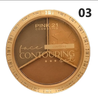 Pink21 Trio de Contorno Facial - 3